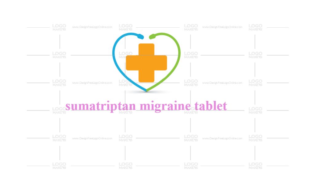 Sumatriptan migraine tablet